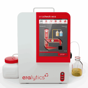 Compact ERACHECK ECO eco-friendly oil-in-water analyzer for automated oil and grease testing