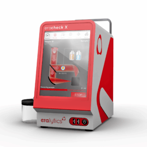 Compact ERACHECK X eco-friendly oil-in-water analyzer for precise oil and grease testing
