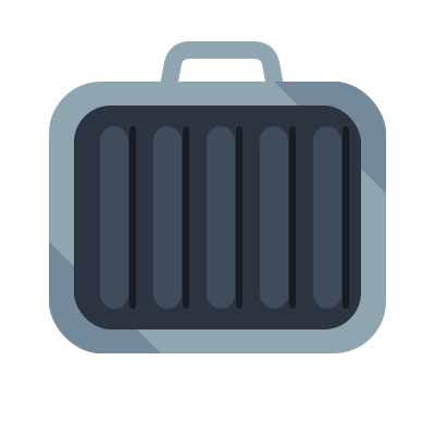 Black ribbed carrying case with a handle, representing a protective transport case for laboratory analyzers