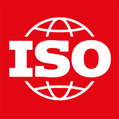 ISO logo icon, representing compliance with International Organization for Standardization test methods