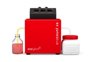 Compact ERACOUNT XS automated laser particle counter for fuel and oil cleanliness testing
