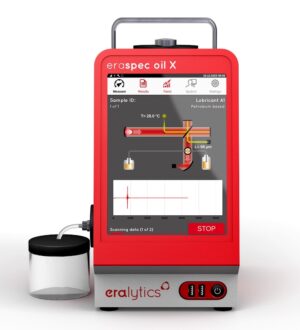 Compact ERASPEC OIL X FTIR spectrometer for rapid oil condition monitoring and lubricant testing